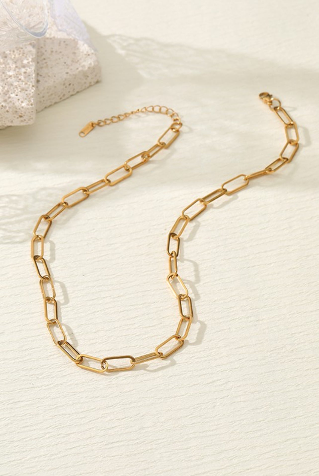 Luxurious Paperclip Chain Necklace