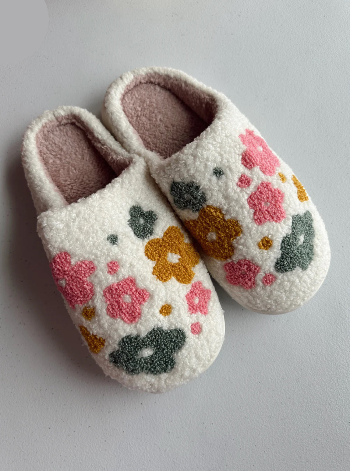 Boho Flower Slippers