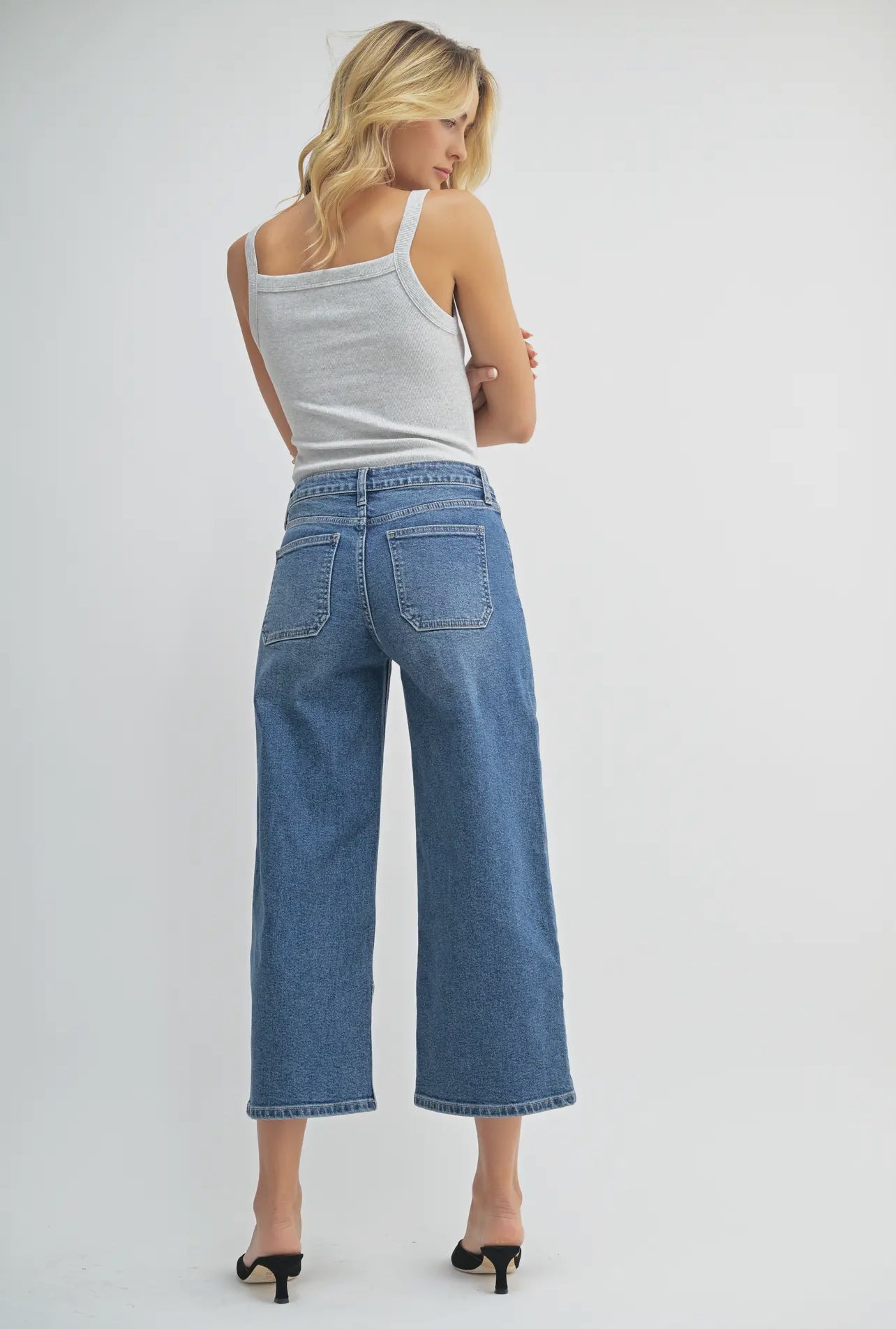 Athena HR Wide Leg Jeans