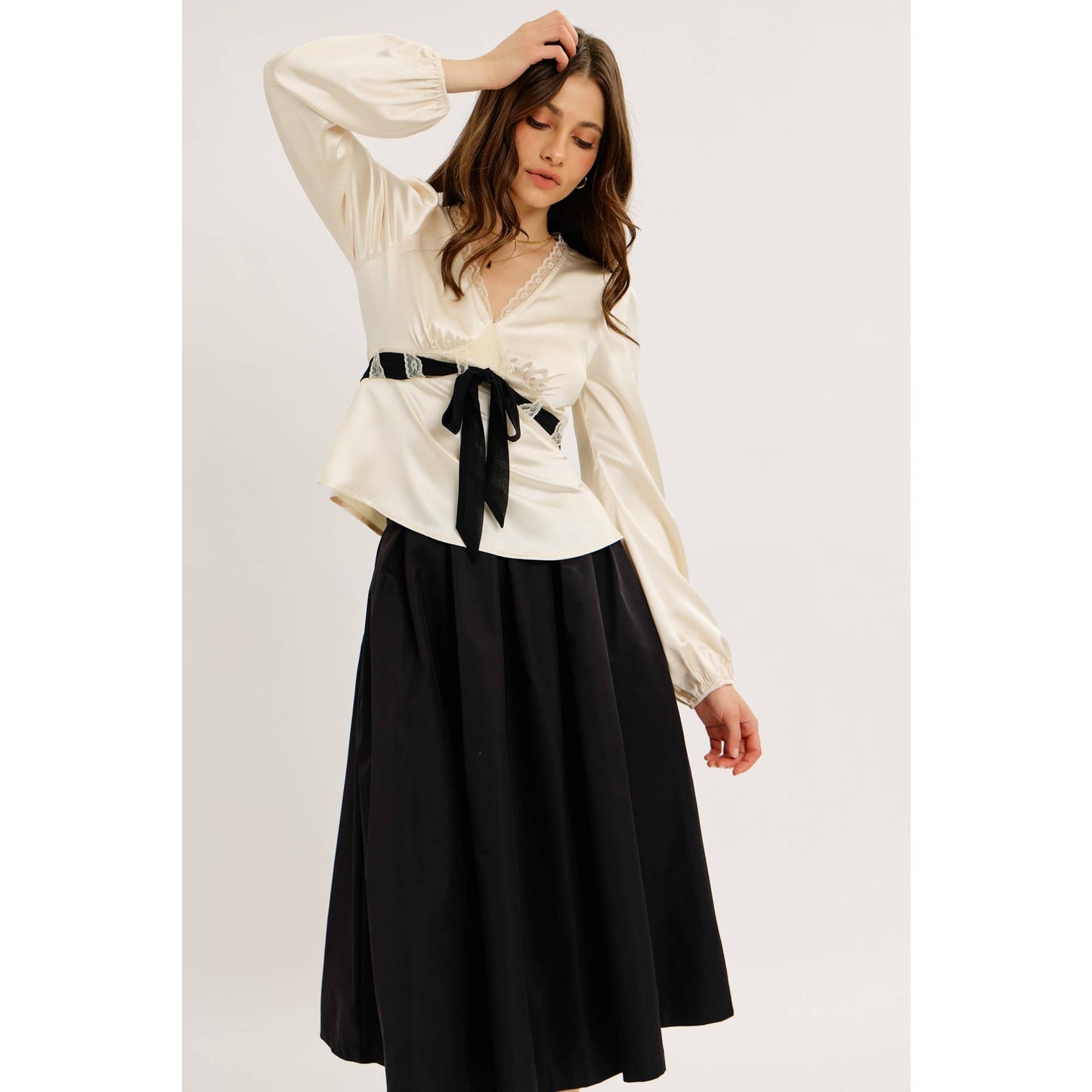 Secret Weapons Satin Blouse