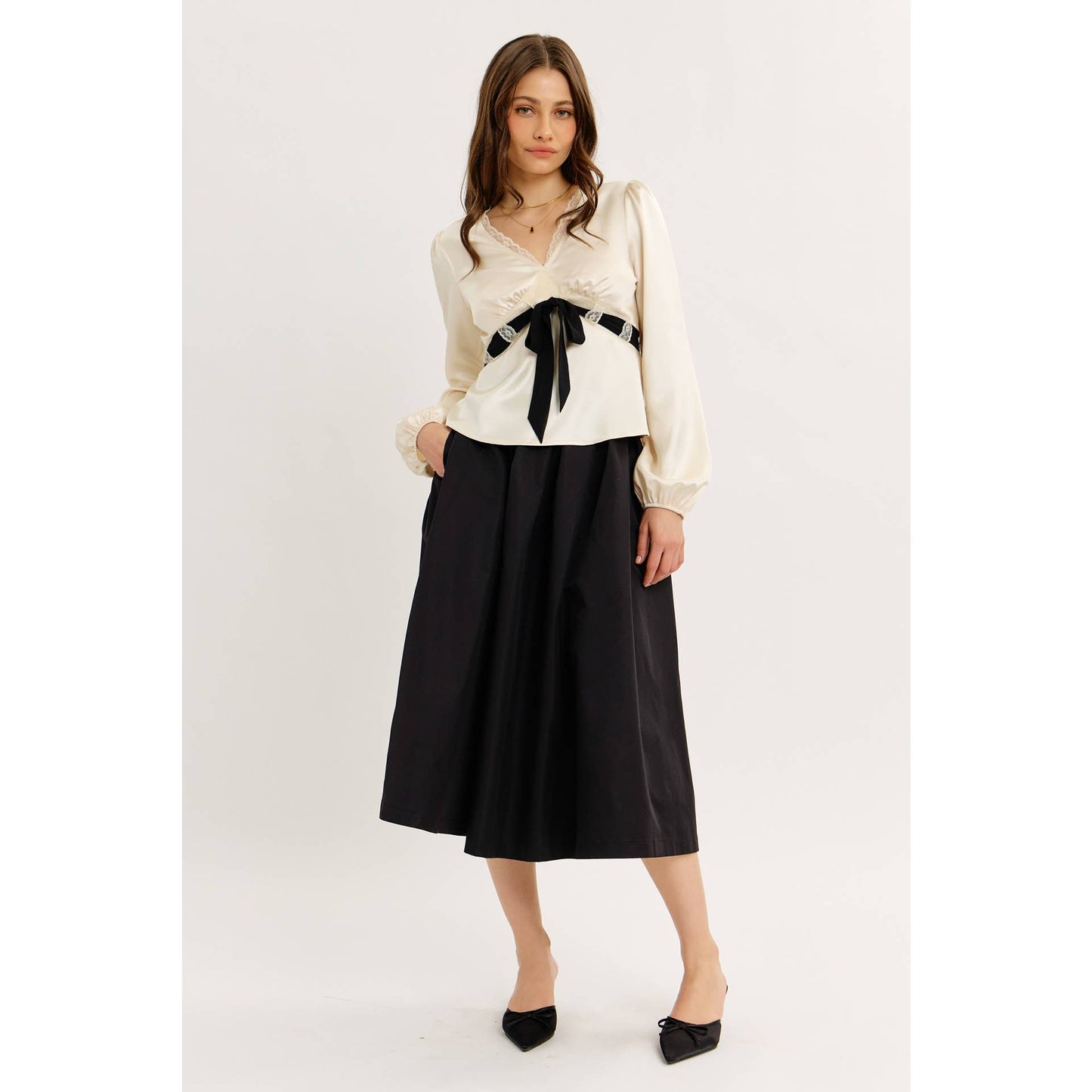 Secret Weapons Satin Blouse