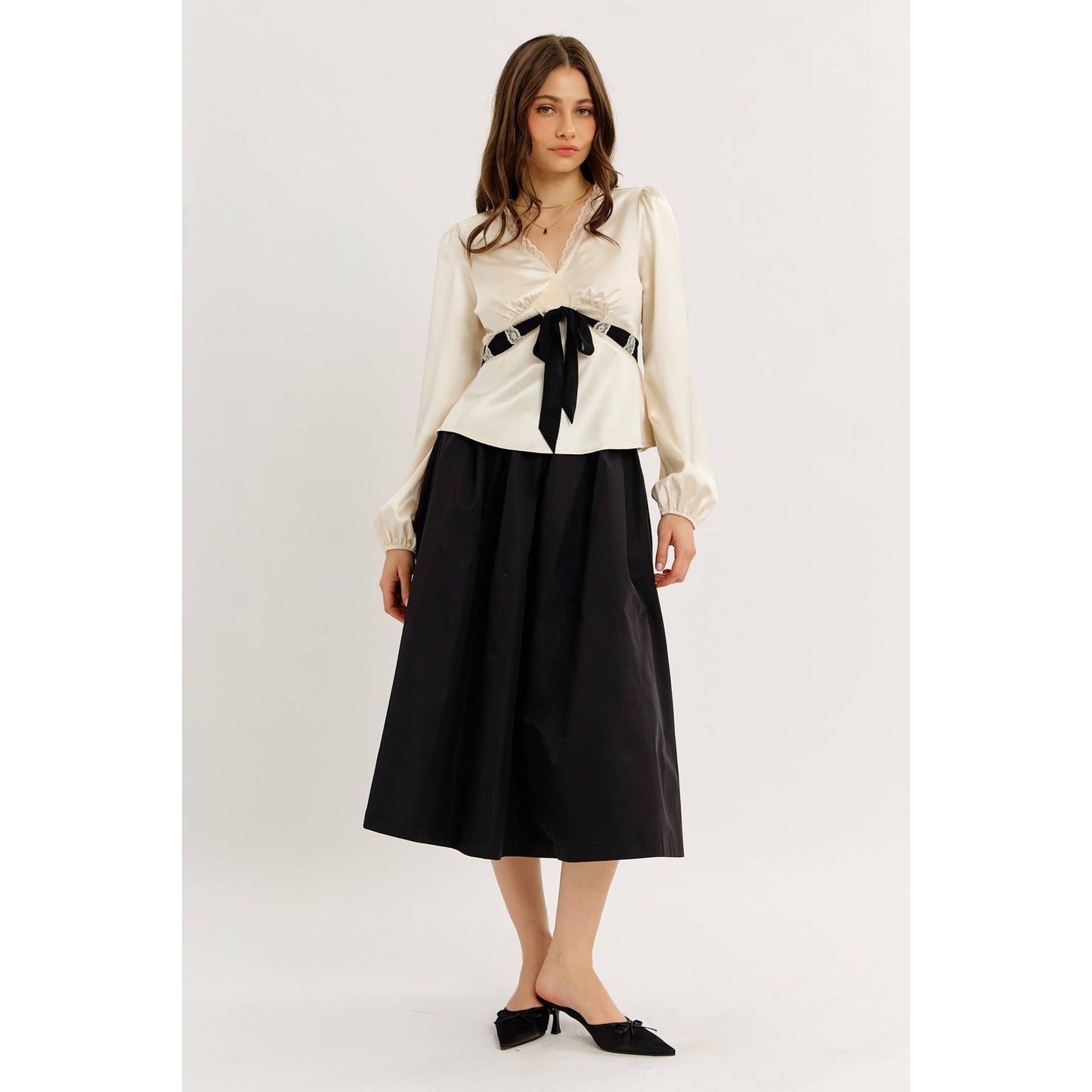 Secret Weapons Satin Blouse