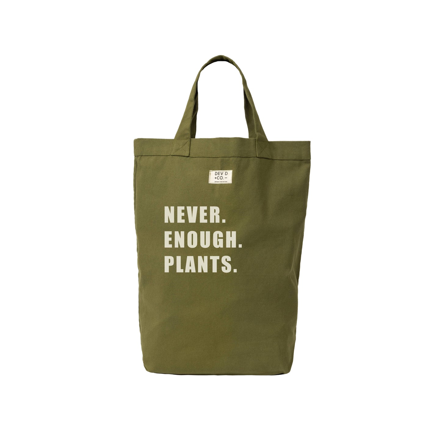 Never Enough Plants Canvas Tote