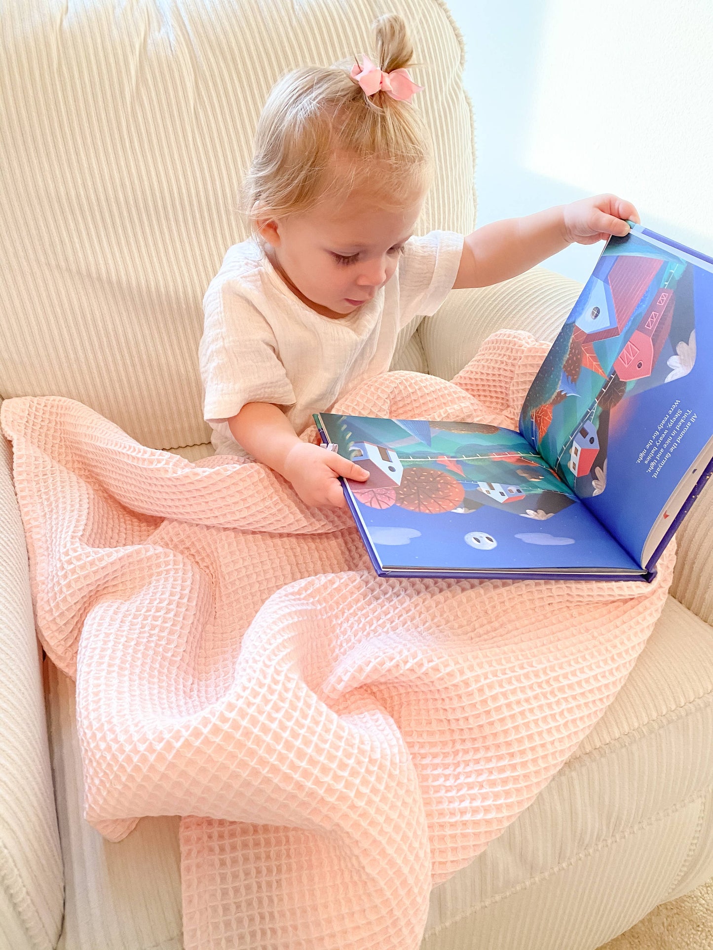 Waffle Baby Blanket