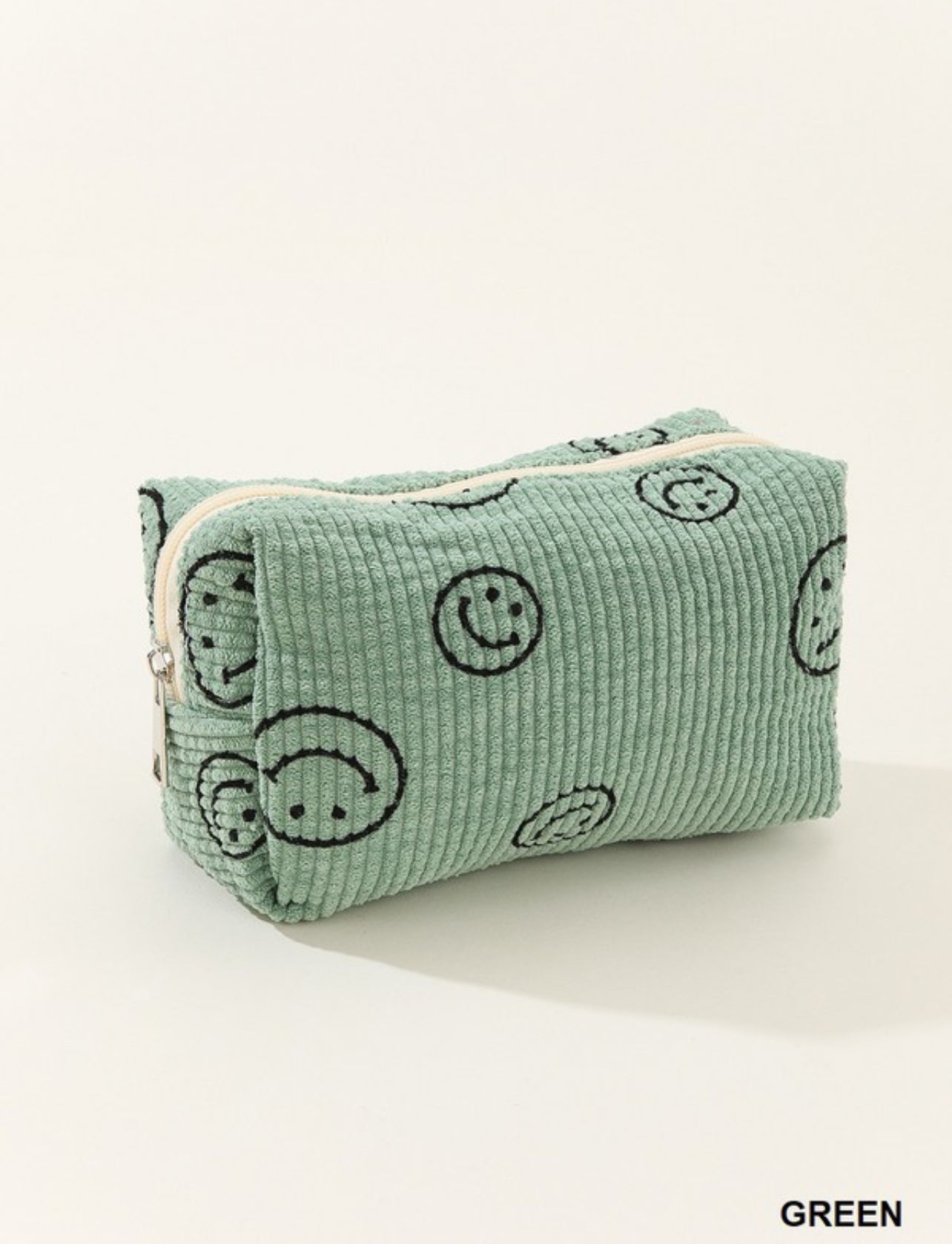 Smiley Face Cosmetic Bag