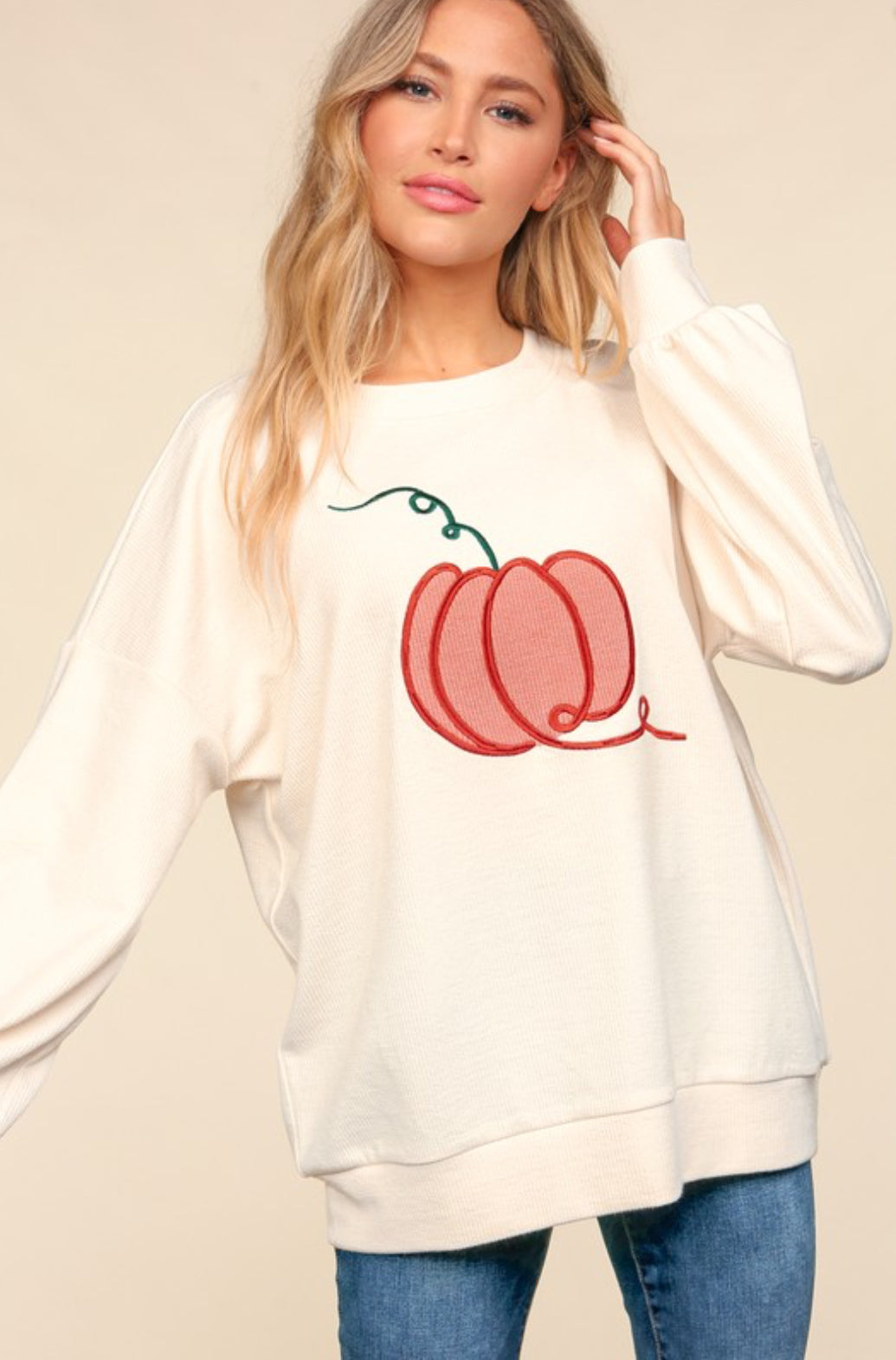 Oh Hey There Pumpkin Sweater Top