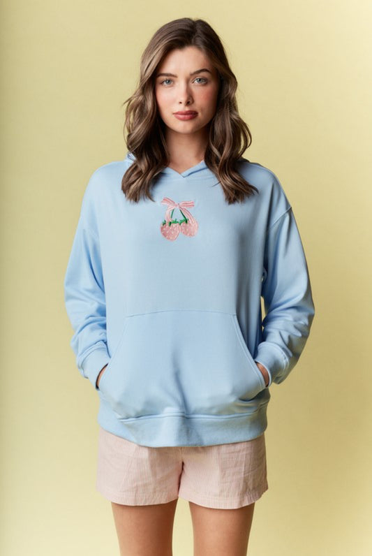 Strawberry Bow Hoodie