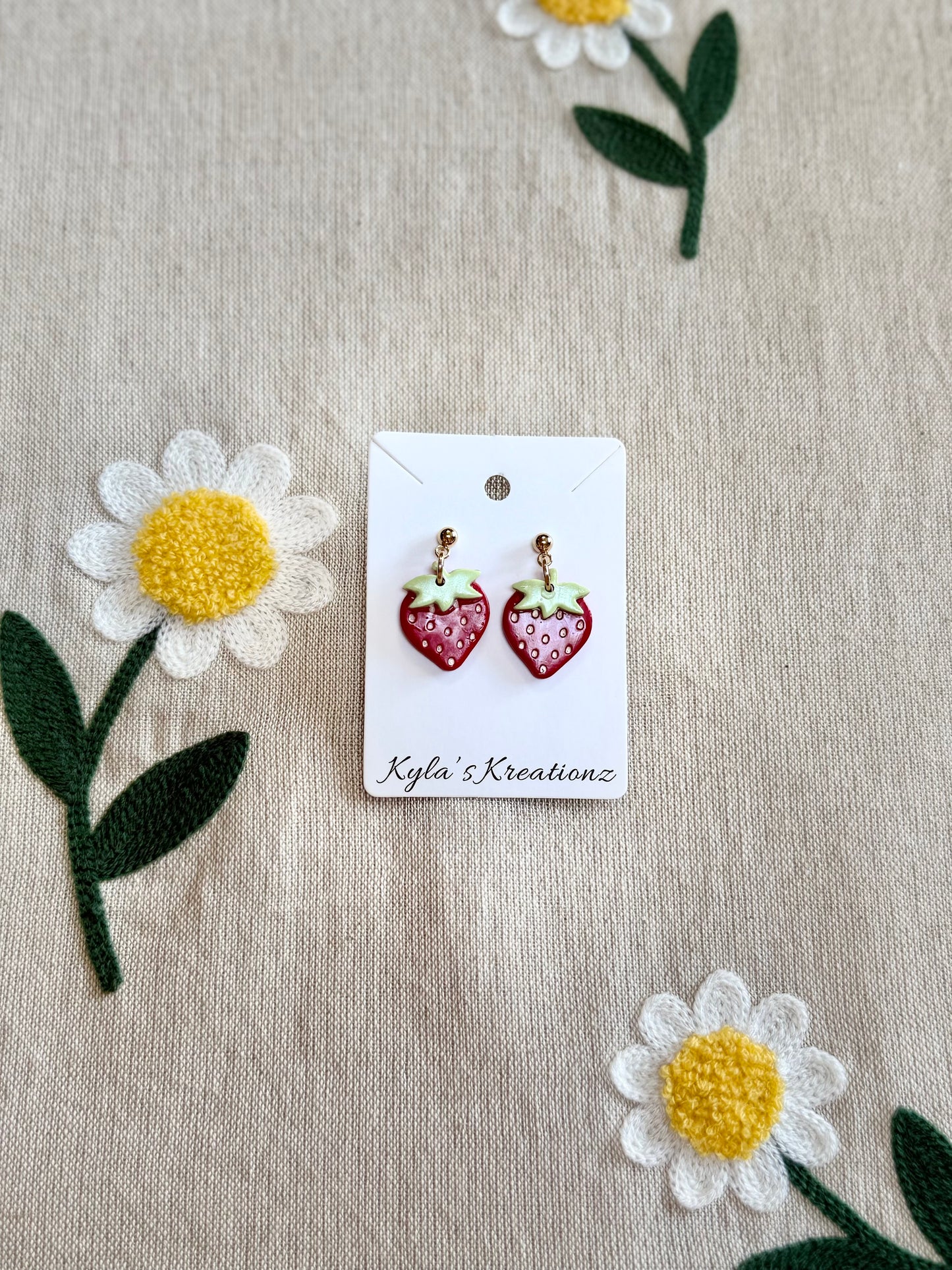Strawberry II earrings