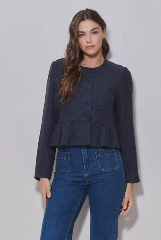Sophisticated Chic Tweed Jacket
