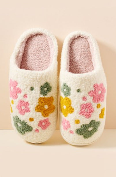Boho Flower Slippers