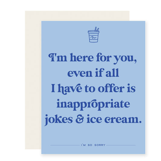 Inappropriate Jokes | Cheeky Sympathy Card