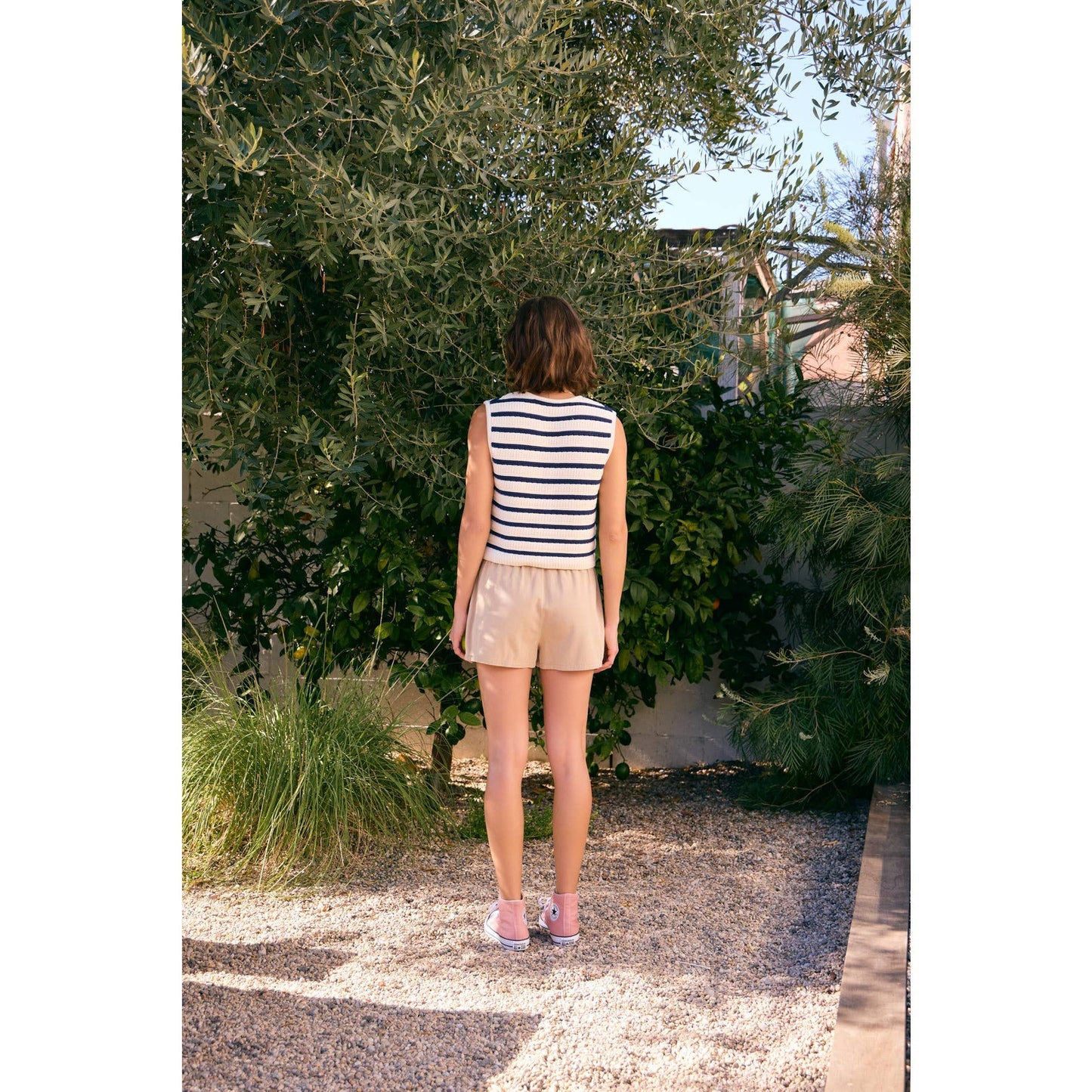 Self Assured Striped Sweater Vest