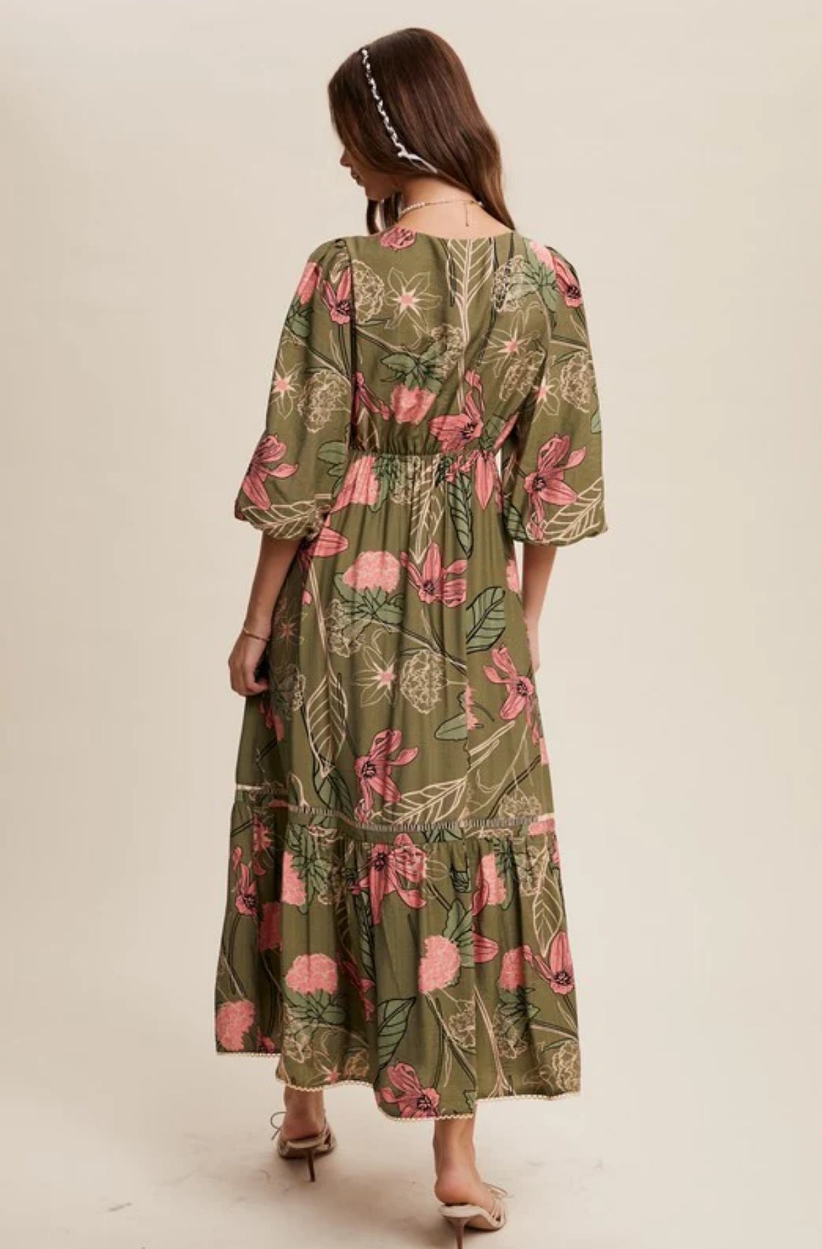 Lily Floral Maxi Dress