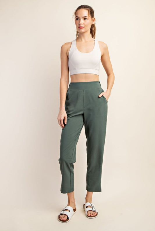 Meticulously Tailored Pants In Olive