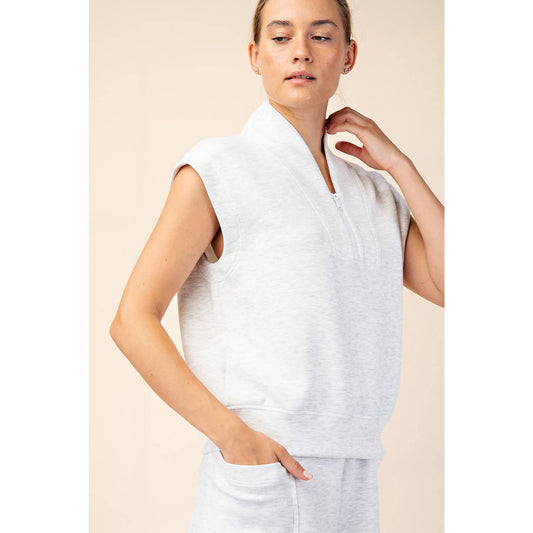 Luxe V-neck Sleeveless Top