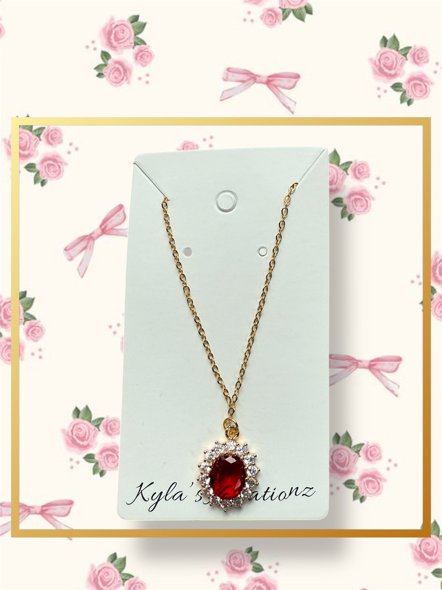 Kyla's Fancy Girl Necklace