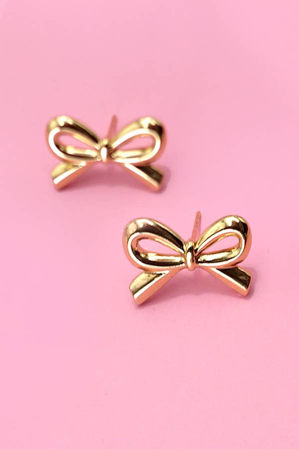 Stainless Steel Tarnish Free Bow Studs