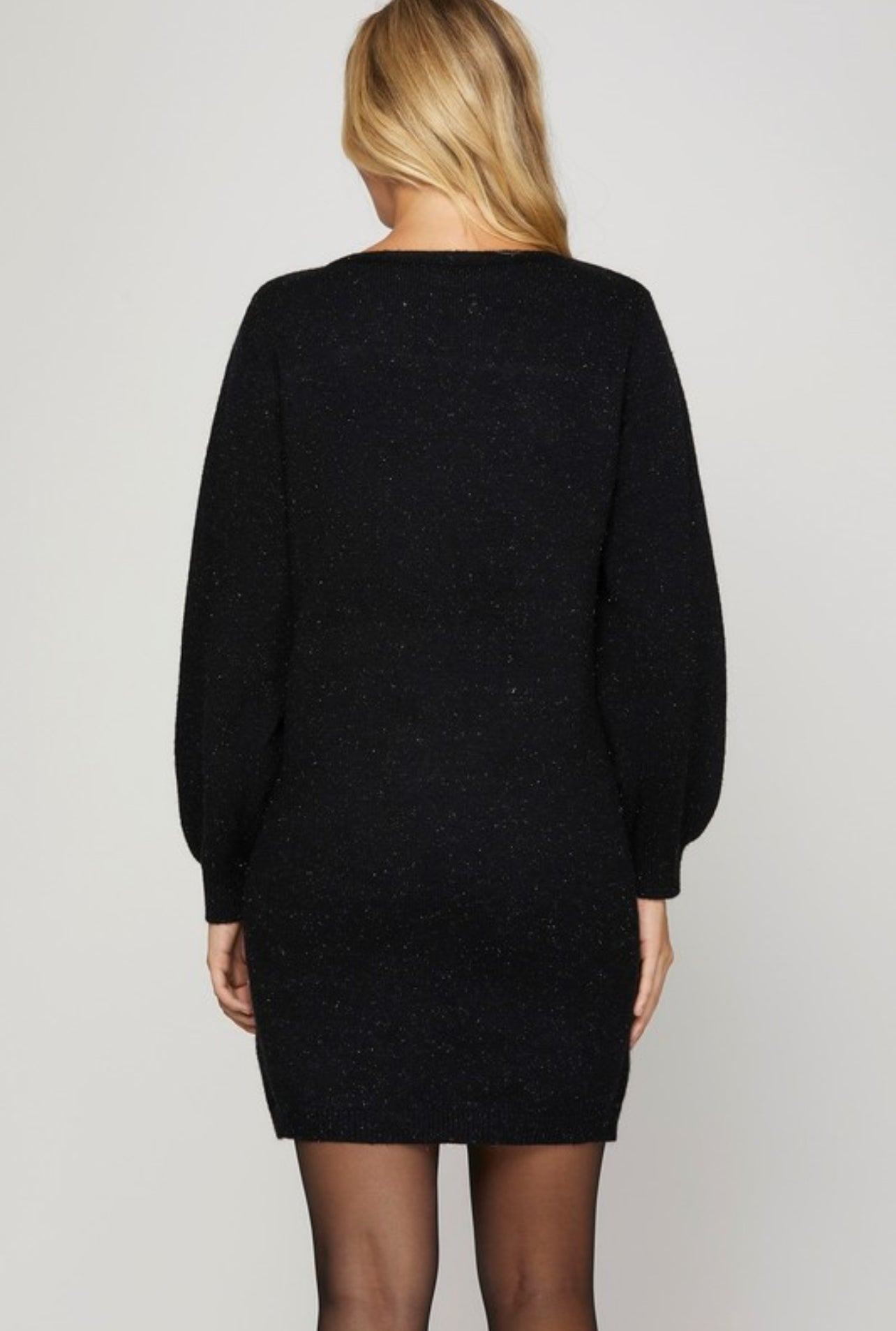 Shine On Sophistication Sweater Dress