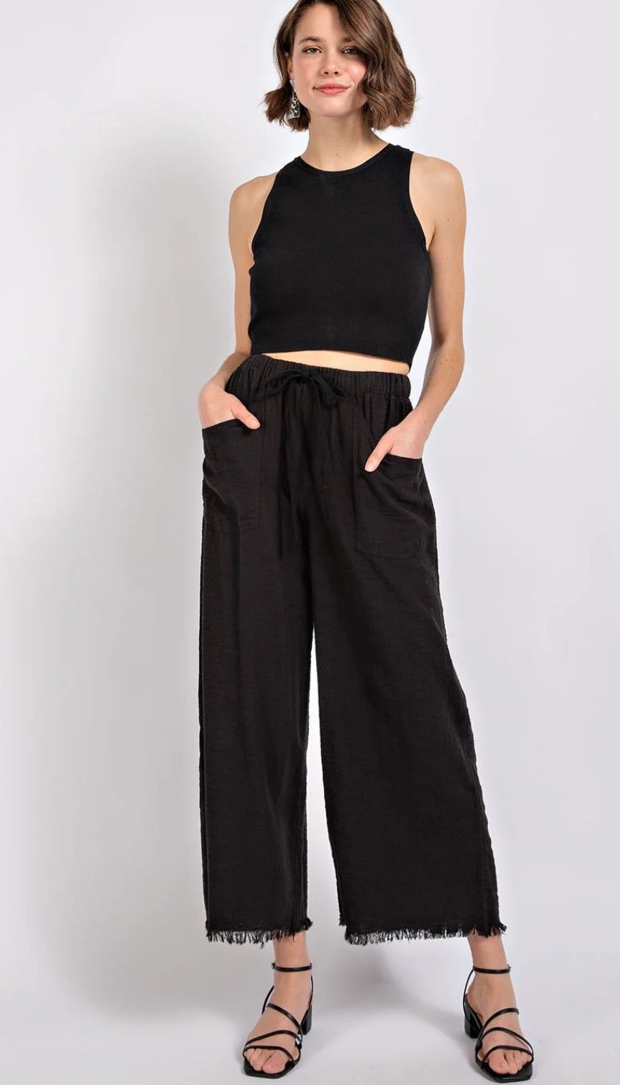 Watch Me Go Pants In Black