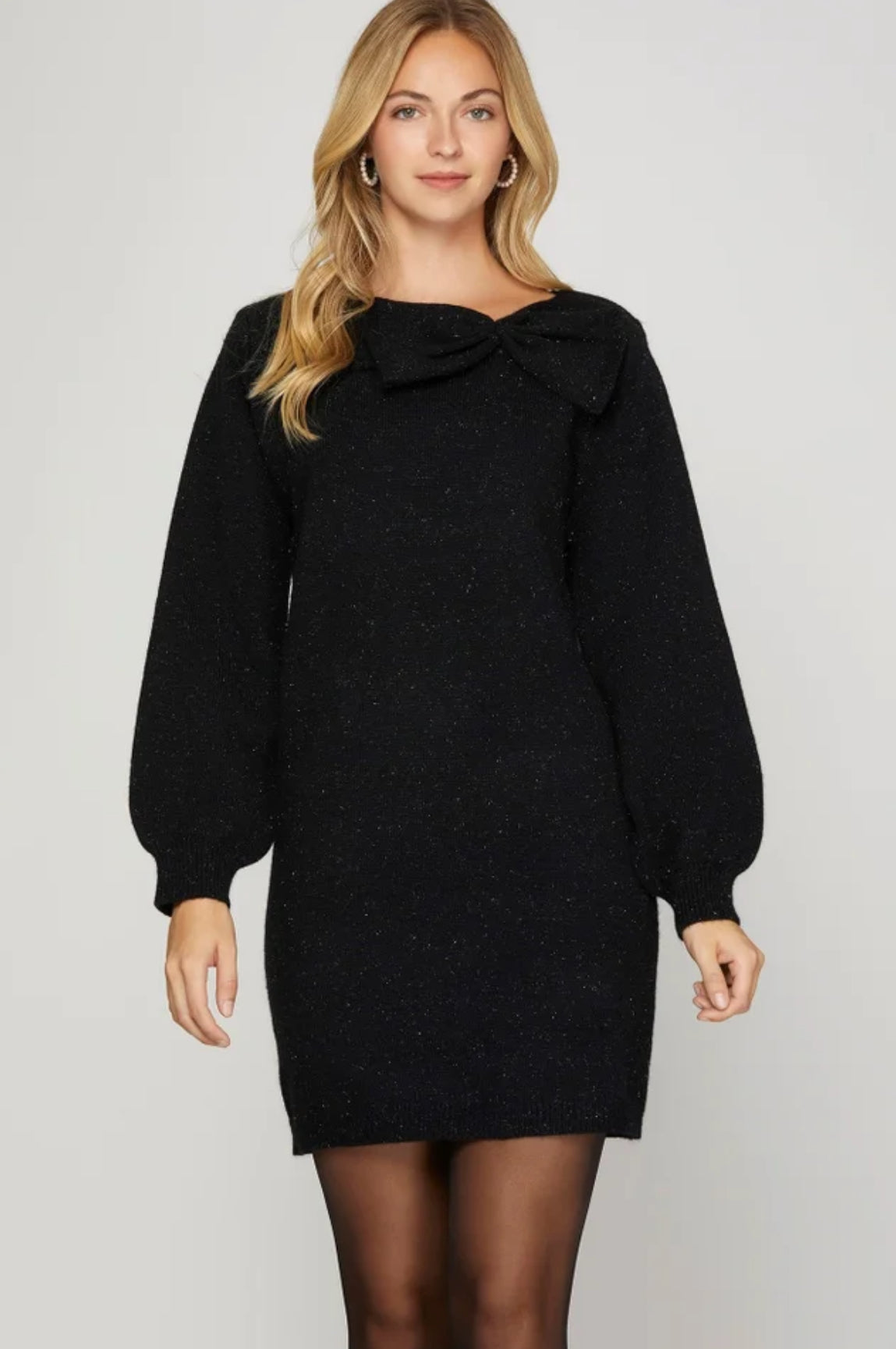 Shine On Sophistication Sweater Dress