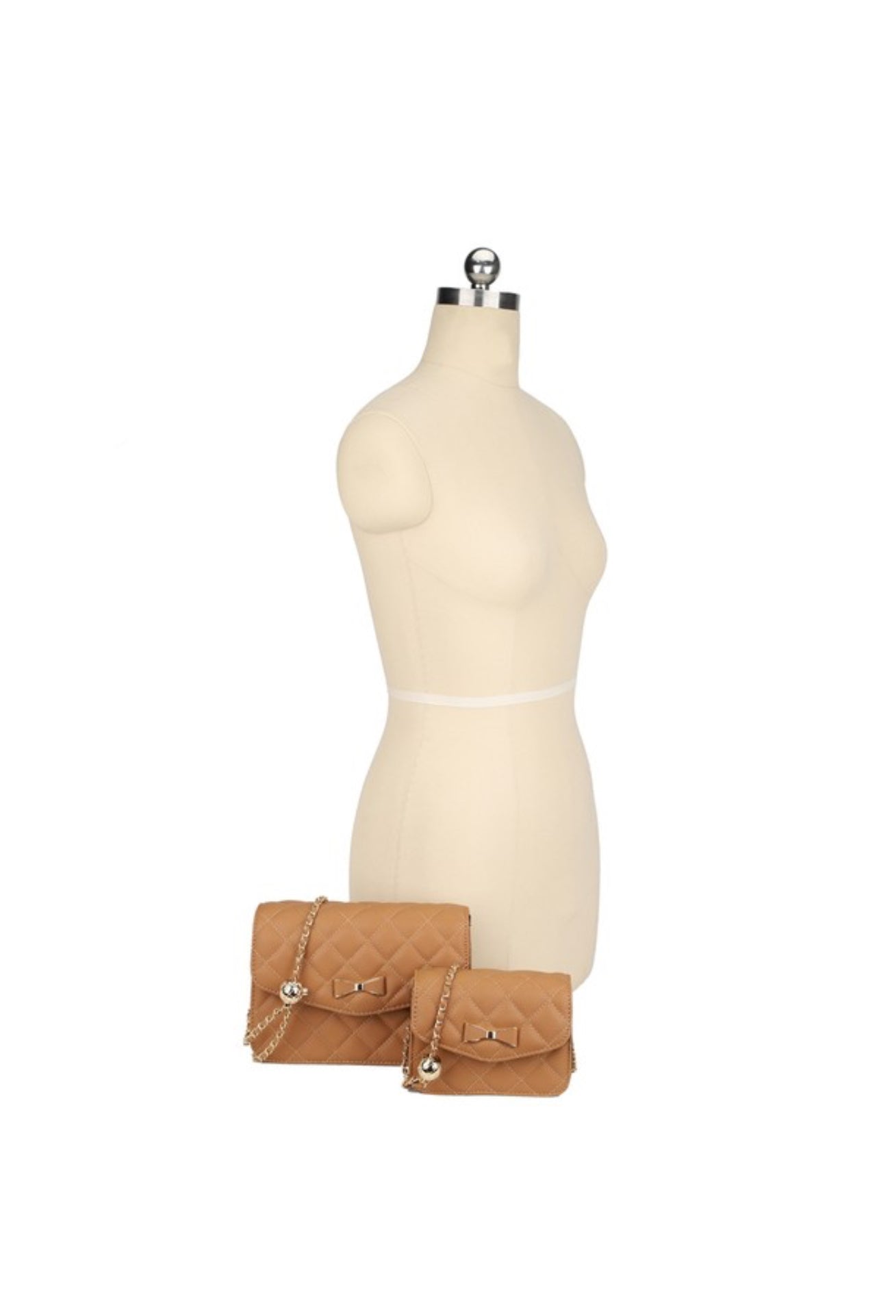 Blossom Quilted Shoulder Bag Set