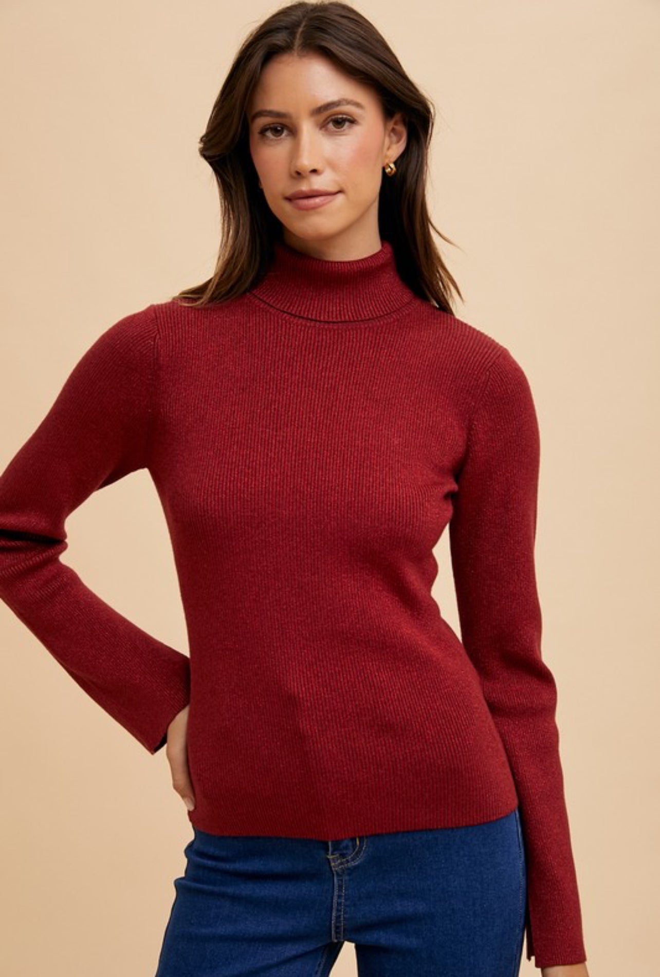 Time To Shine Turtleneck Top