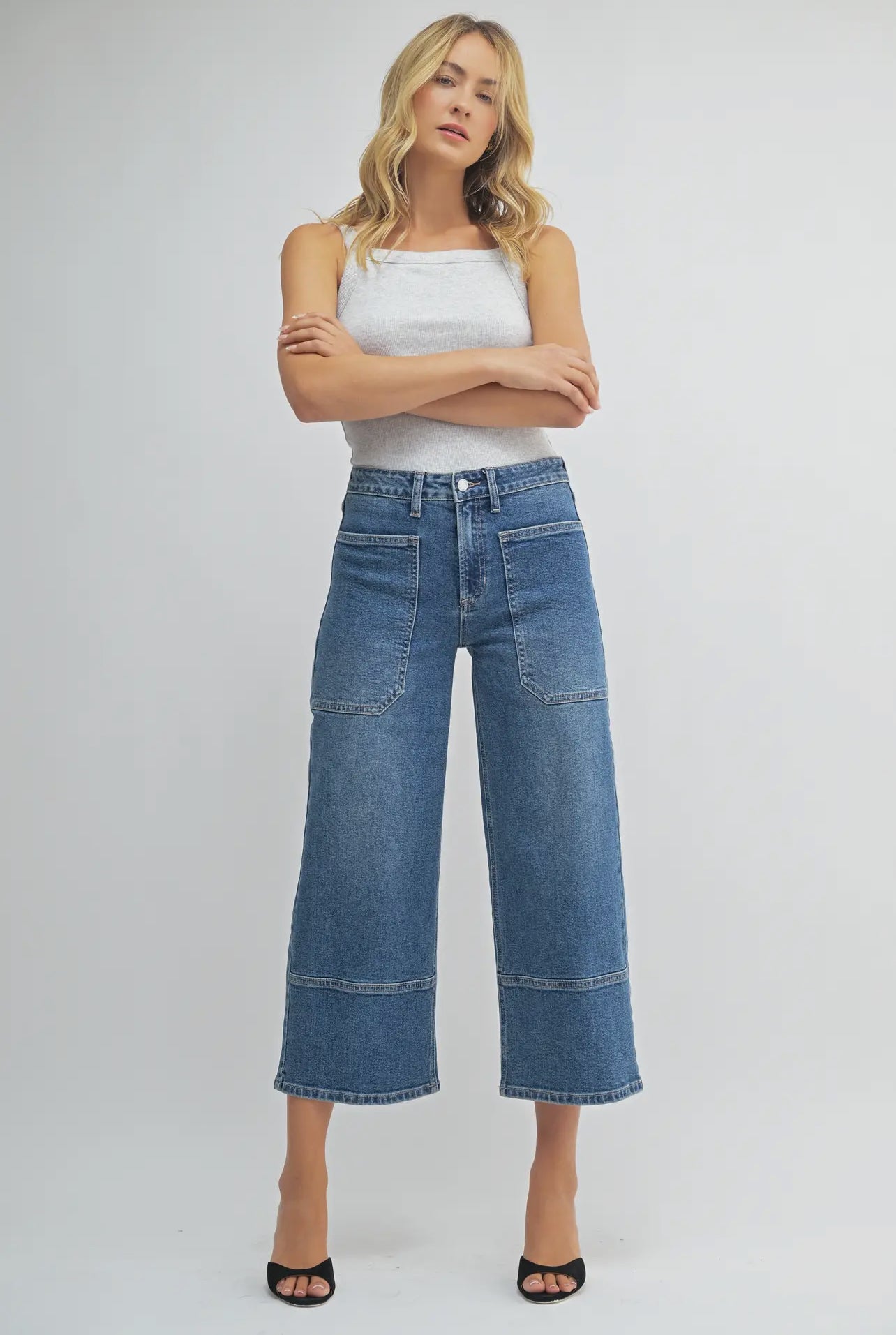 Athena HR Wide Leg Jeans