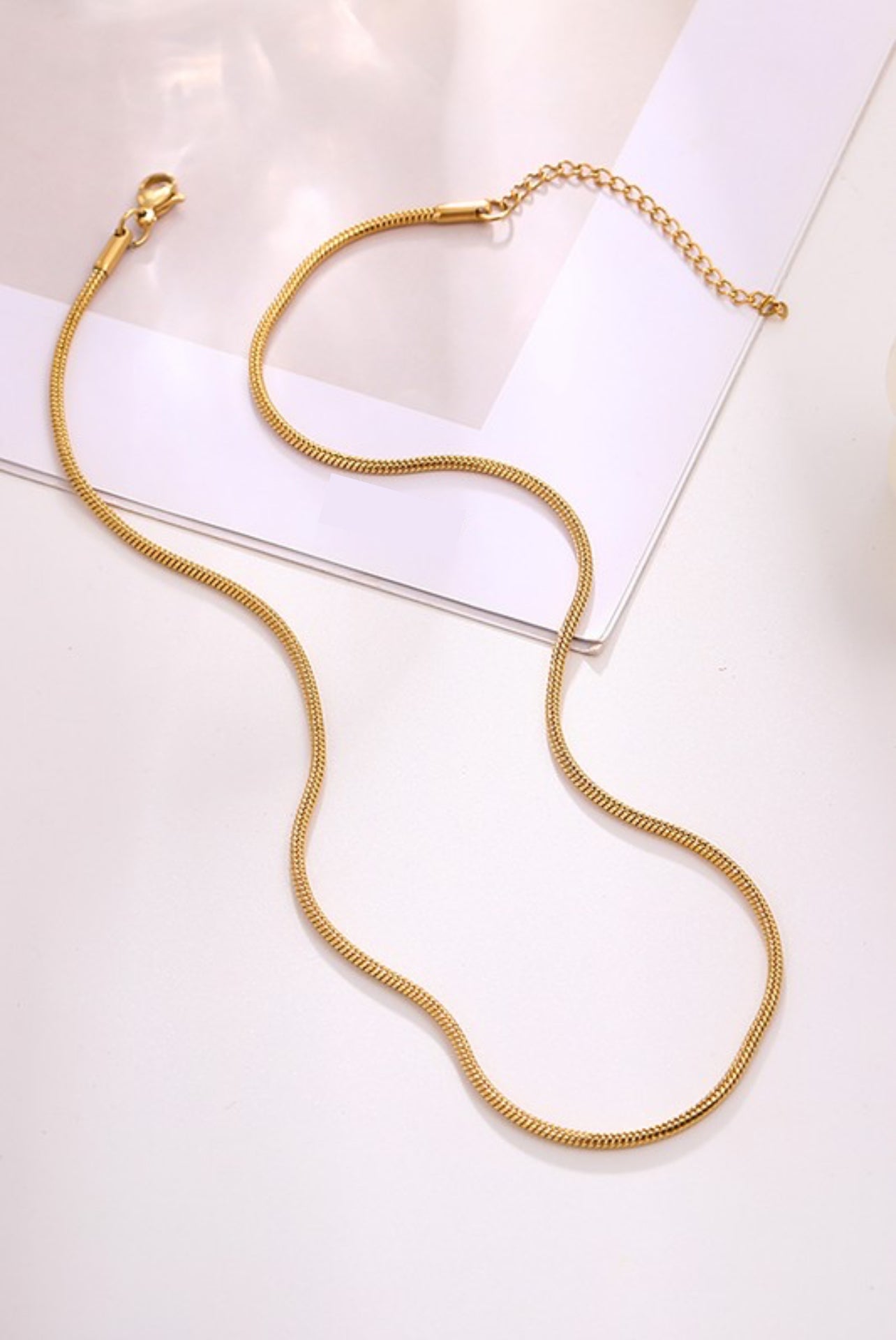 Luxurious Snake Chain Necklace