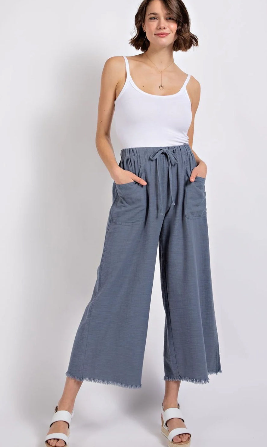 Watch Me Go Pants In Blue