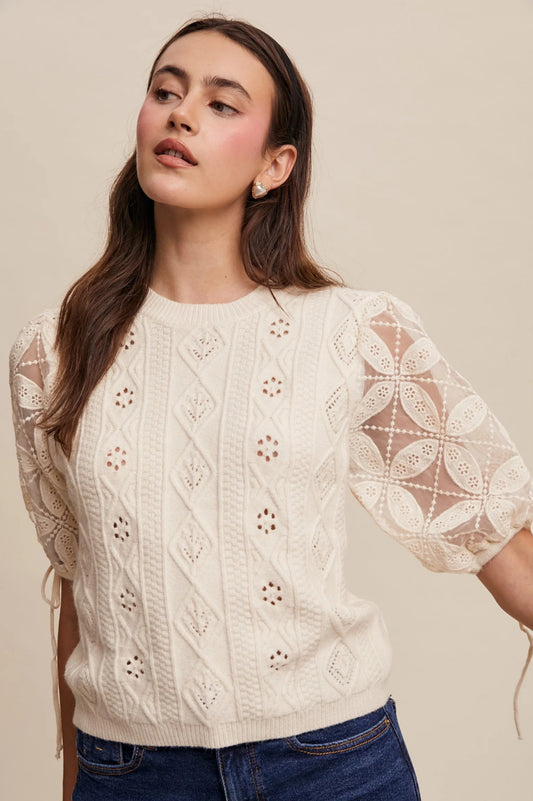 Perfectly Poised Sweater Top