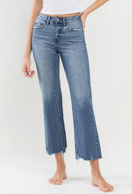 Vivian Cropped Wide Leg Jean