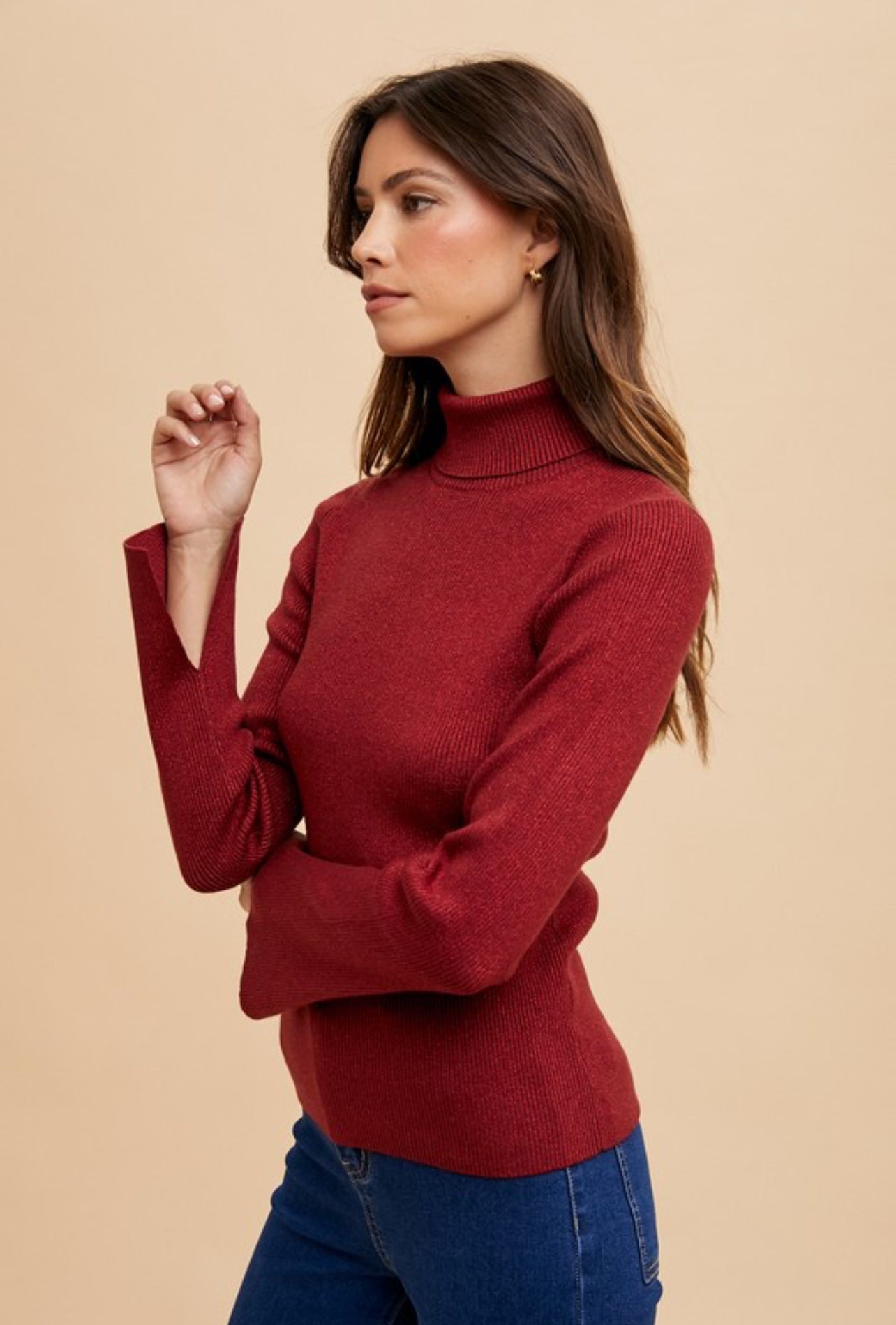 Time To Shine Turtleneck Top