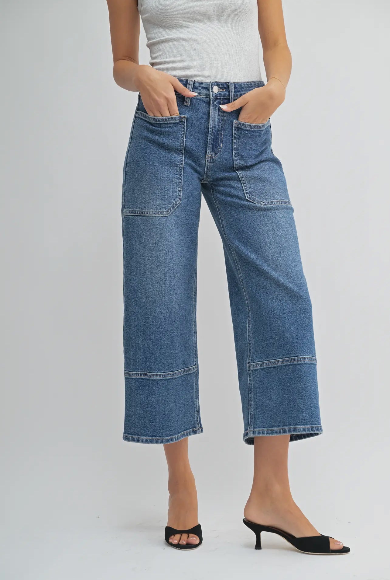 Athena HR Wide Leg Jeans