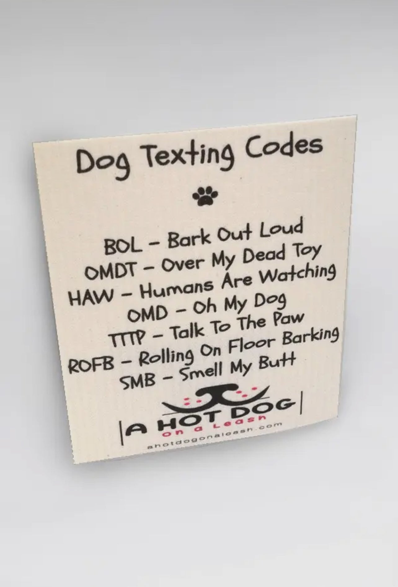 Pet Eco-Friendly Reusable Dishcloth