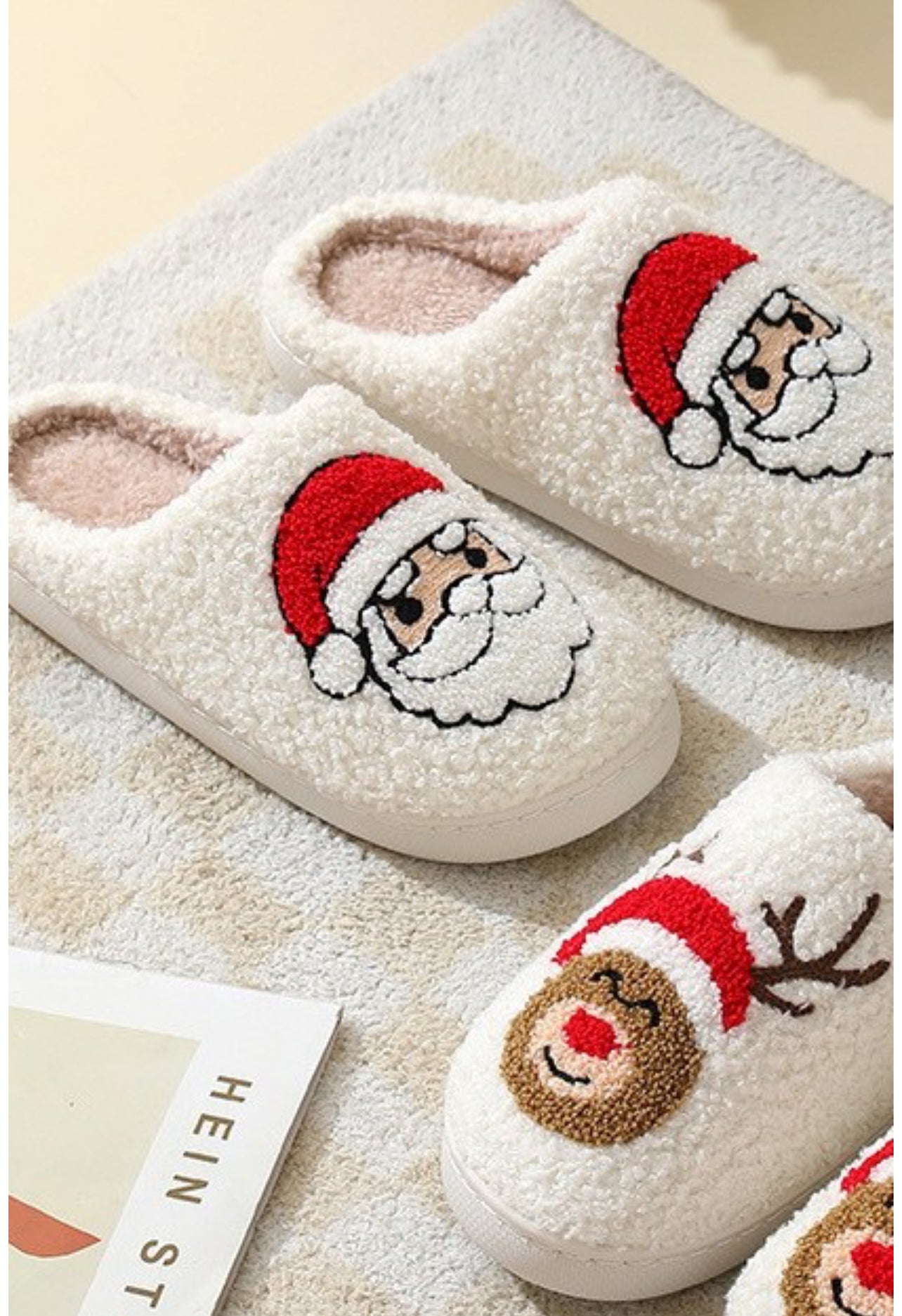 Holiday Plush Slippers