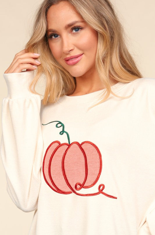 Oh Hey There Pumpkin Sweater Top