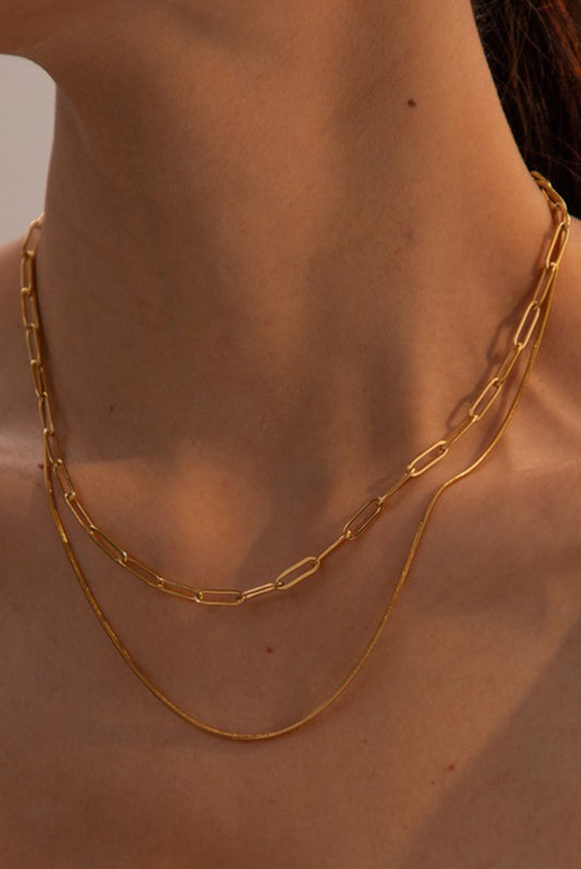 Marlie Non-Tarnishing Layered Necklace