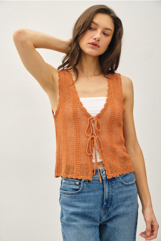 Day Dreamer Crochet Vest
