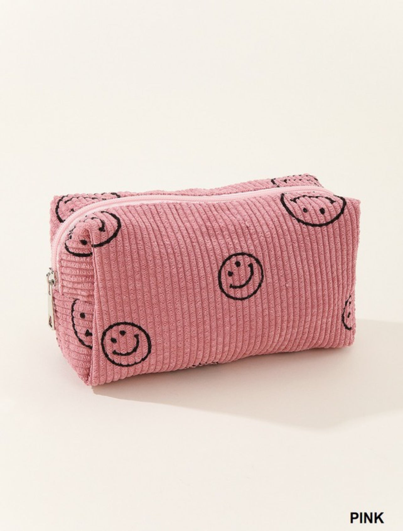 Smiley Face Cosmetic Bag