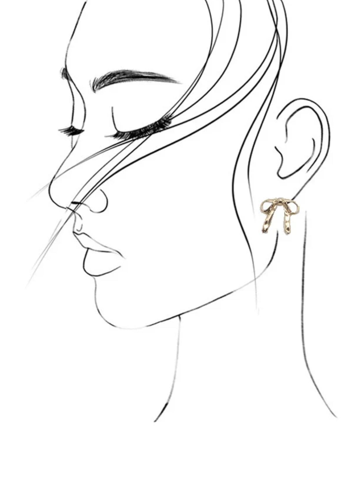 Bow Stud Earrings