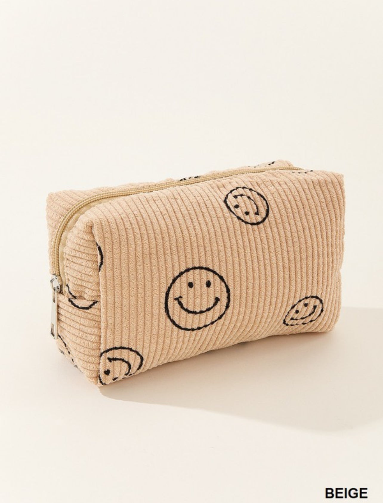 Smiley Face Cosmetic Bag