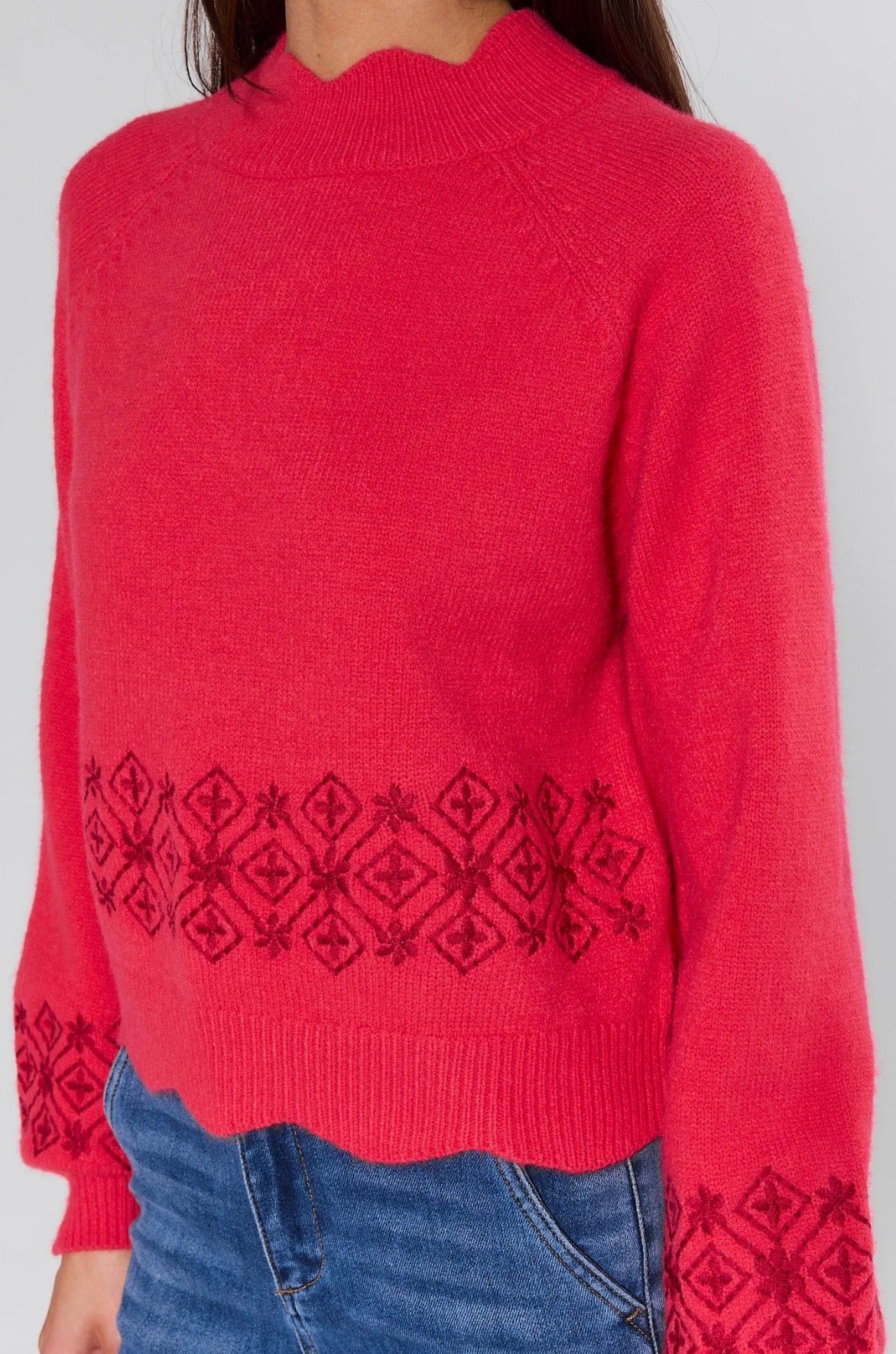 Scalloped Love Sweater