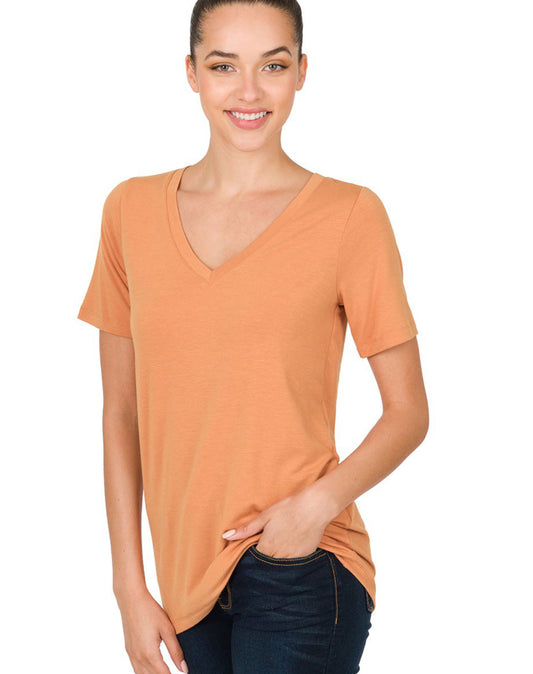 All Of My Love Top In Creamy Orange