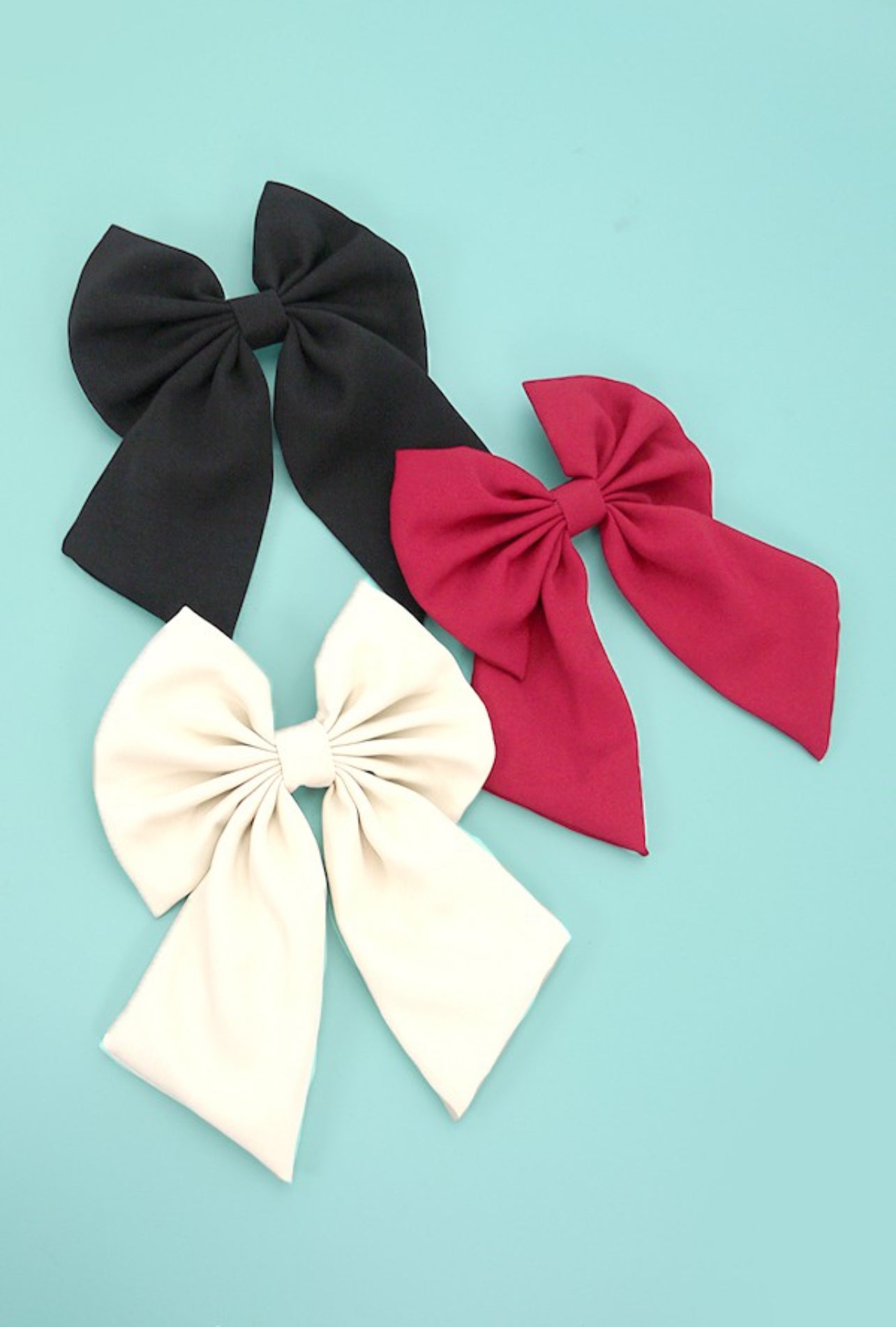 Silky Hair Bow Clip