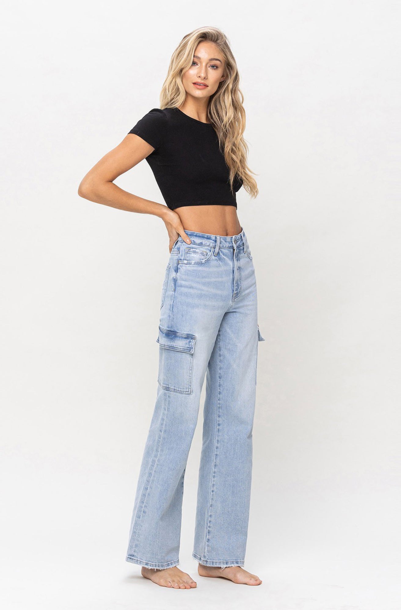 Bringing 90's Back HR Straight Utility Jean