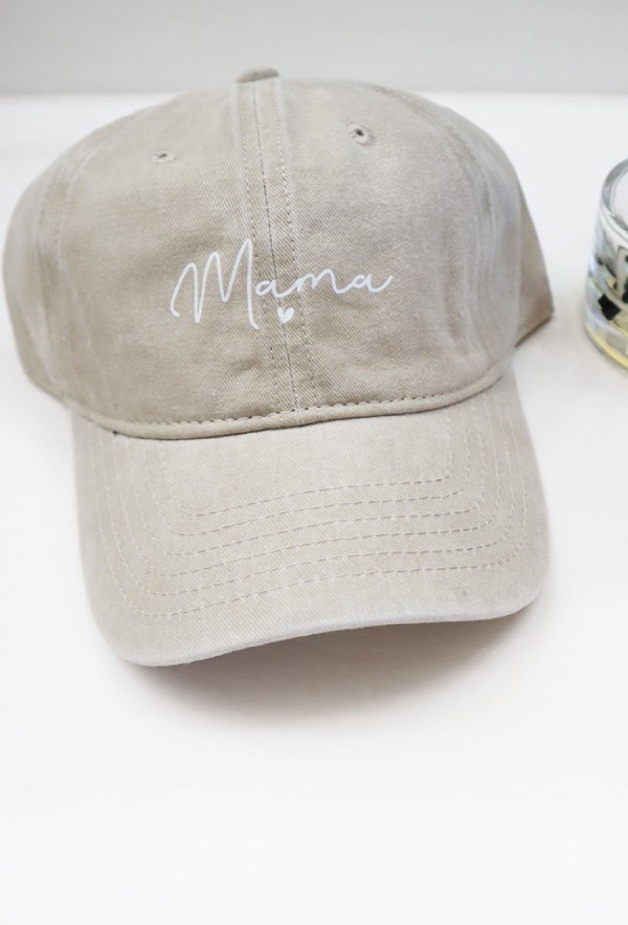 MAMA Acid Washed Baseball Cap