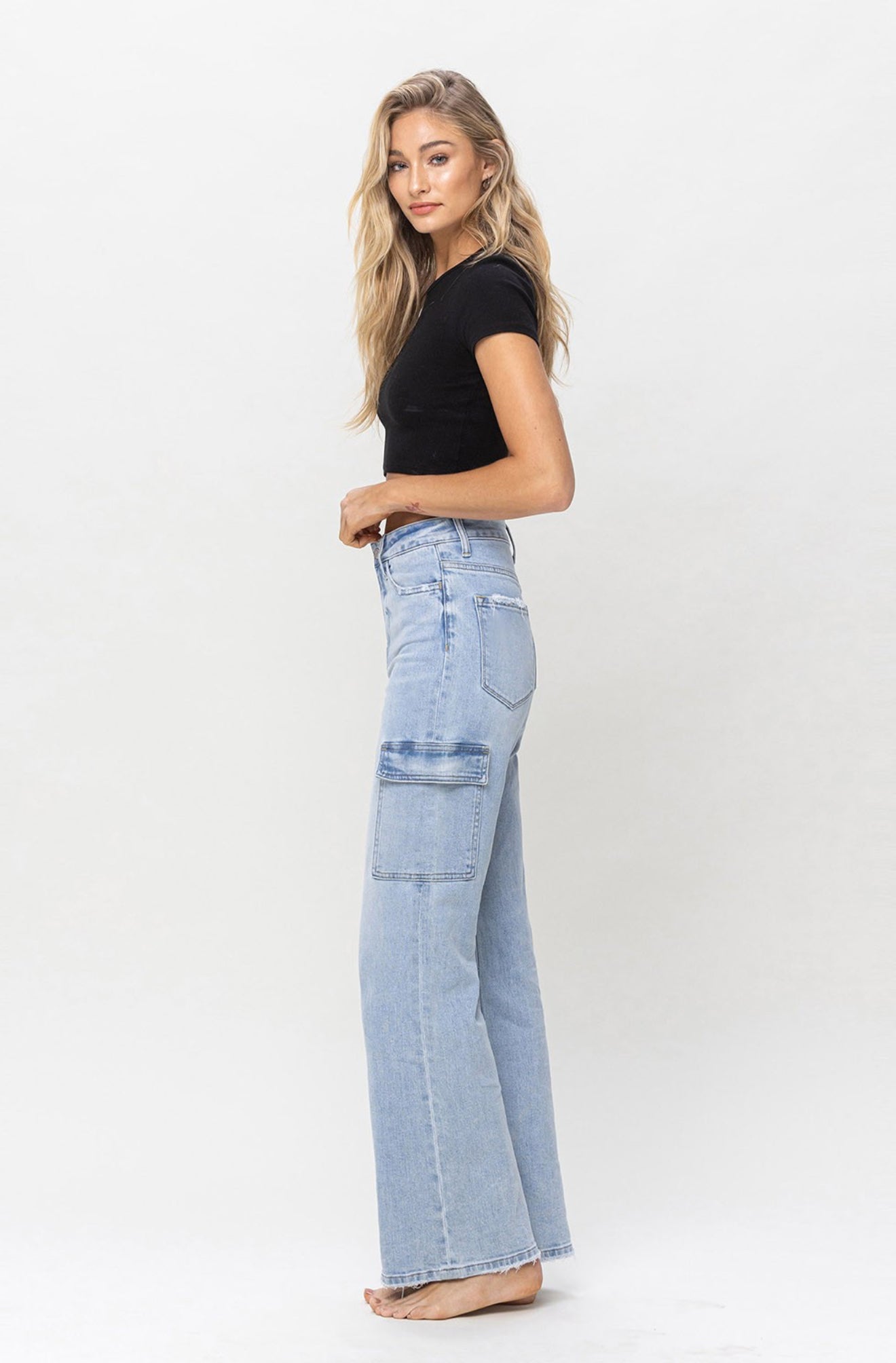 Bringing 90's Back HR Straight Utility Jean