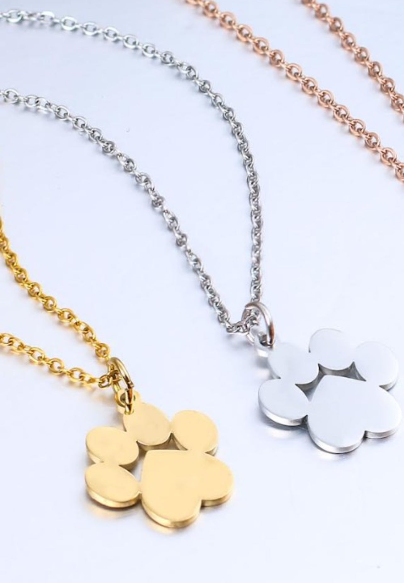 Paw Print Necklace