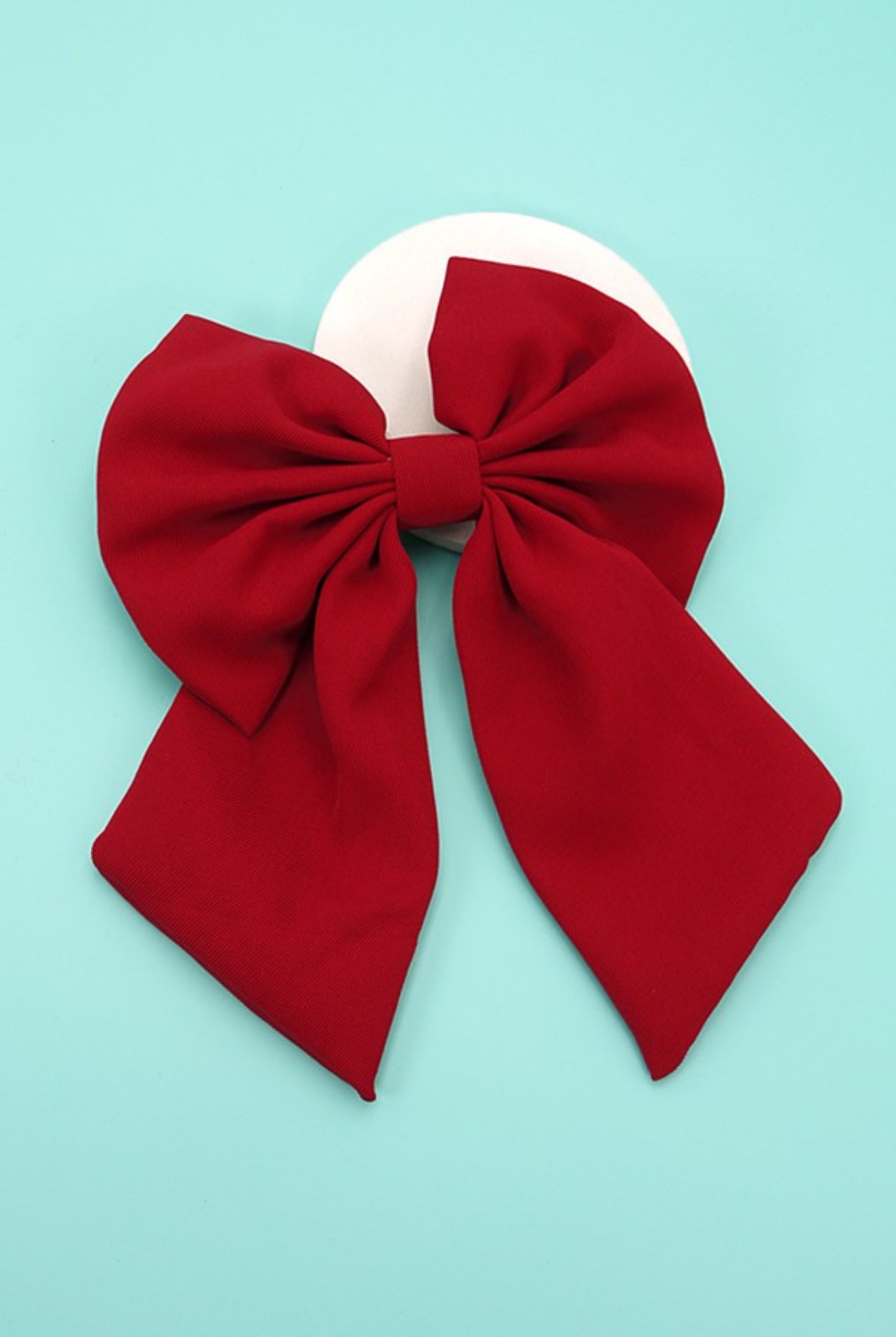 Silky Hair Bow Clip