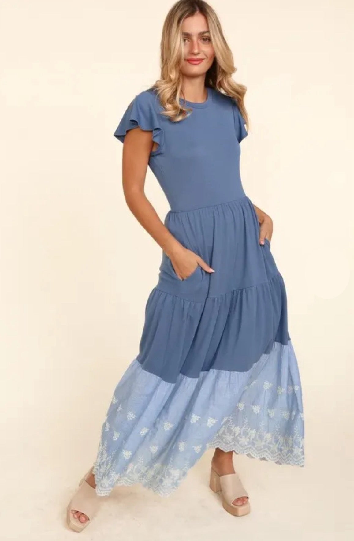 Fanciful Embroidery Dress